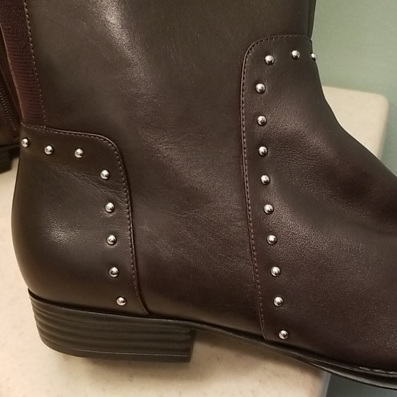 Isaac Mizrahi Live! Studded Riding Boot. - Picture 6 of 9